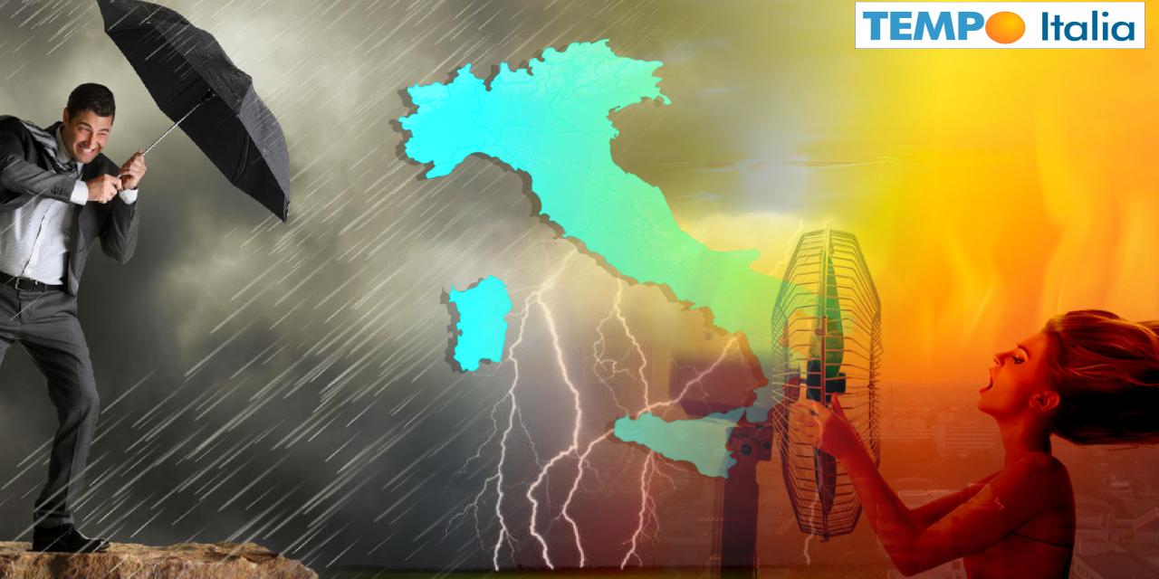 Dopo il caldo, le piogge verso fine Agosto