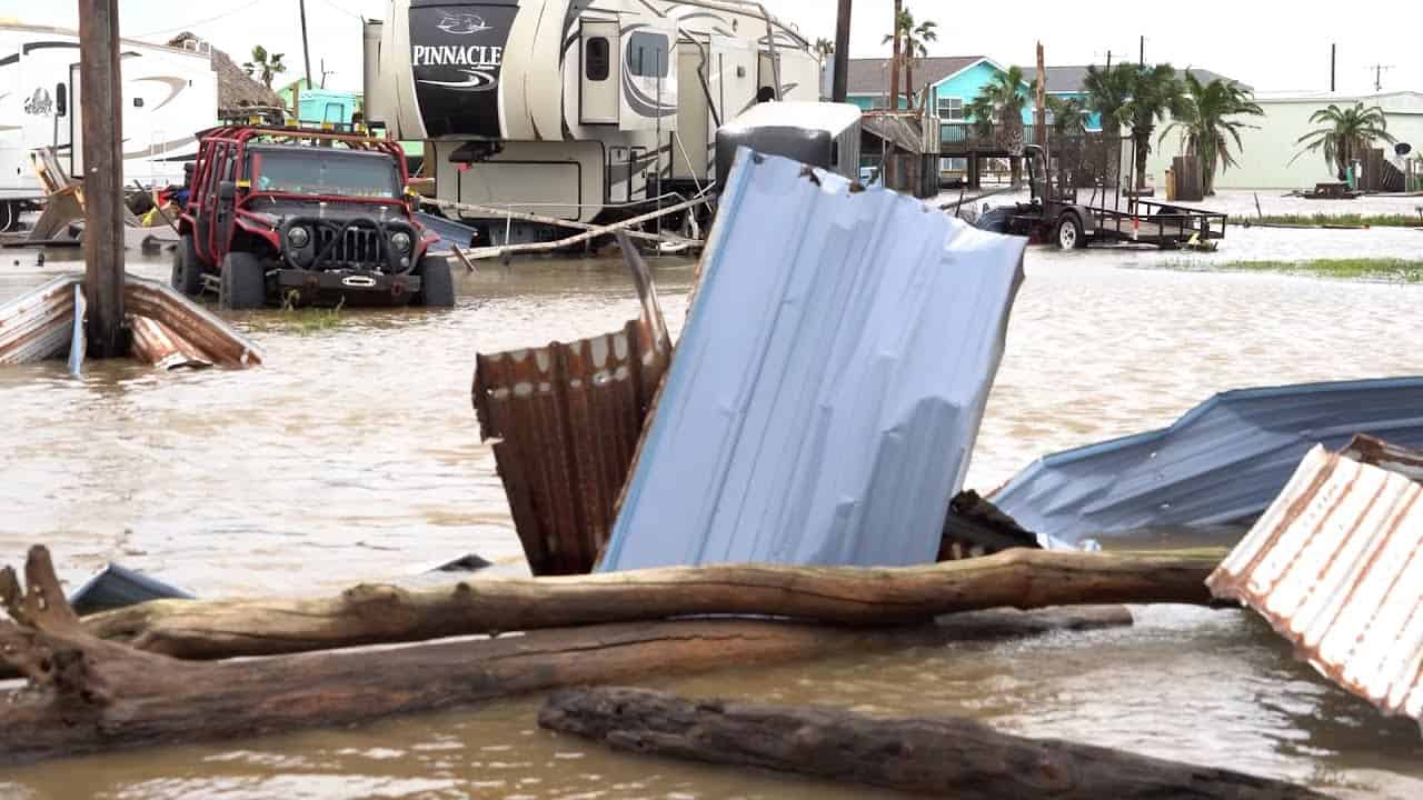 Beryl gli effetti in Texas. Video Meteo