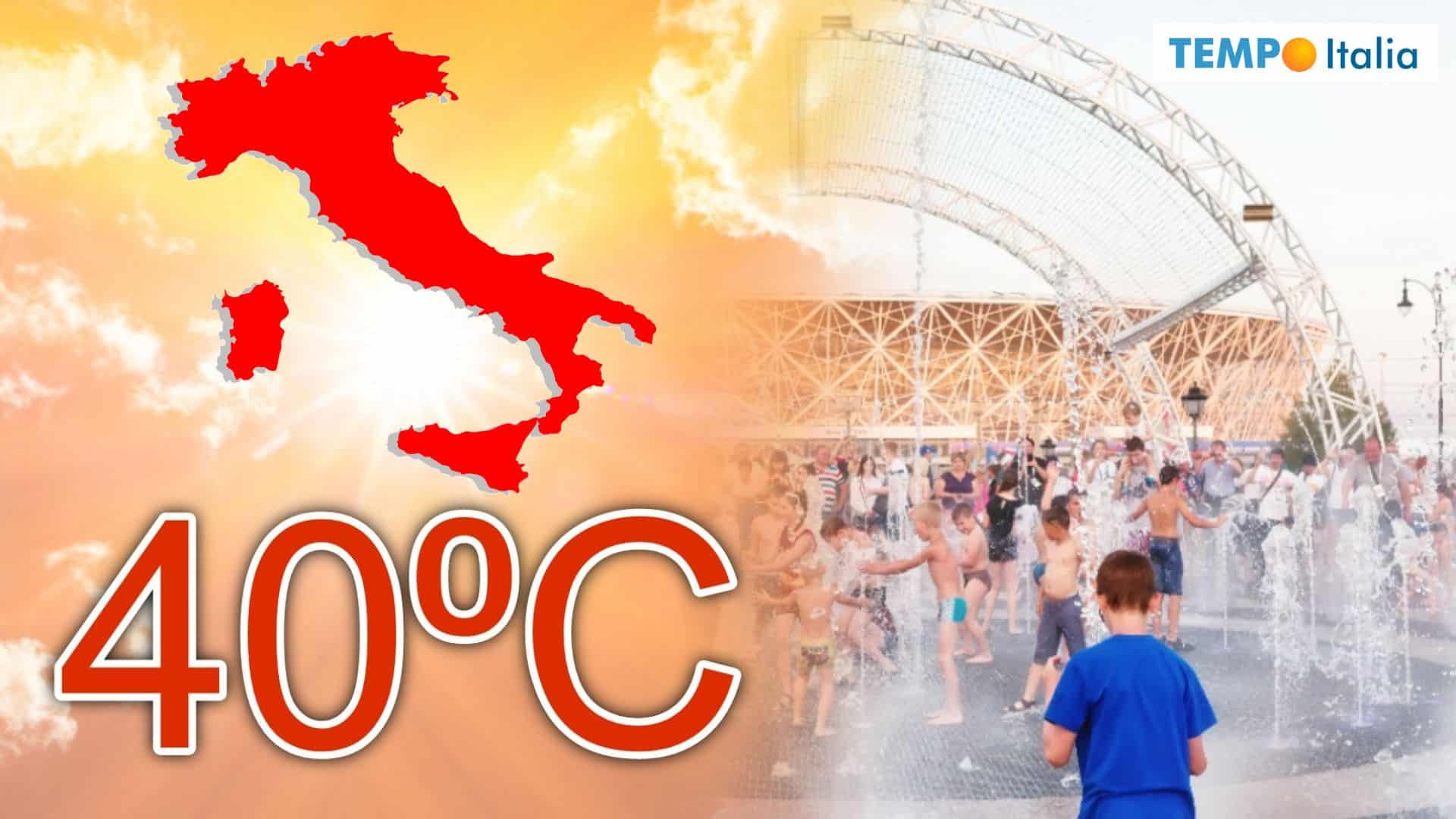 PREVISIONI meteo Italia: ancora forte CALDO, con poi brusco STOP della calura estrema