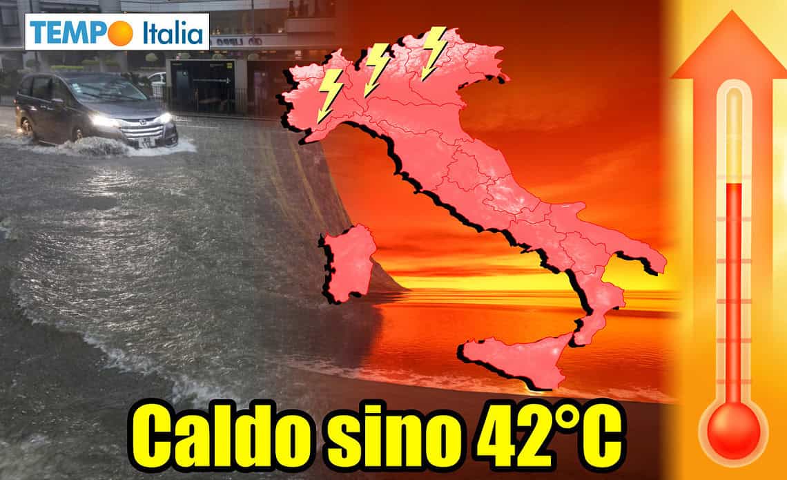 Meteo, ecco la data del caldo rovente in Italia. Domenica Temporali al Nord Italia 2 cjdjcodklo