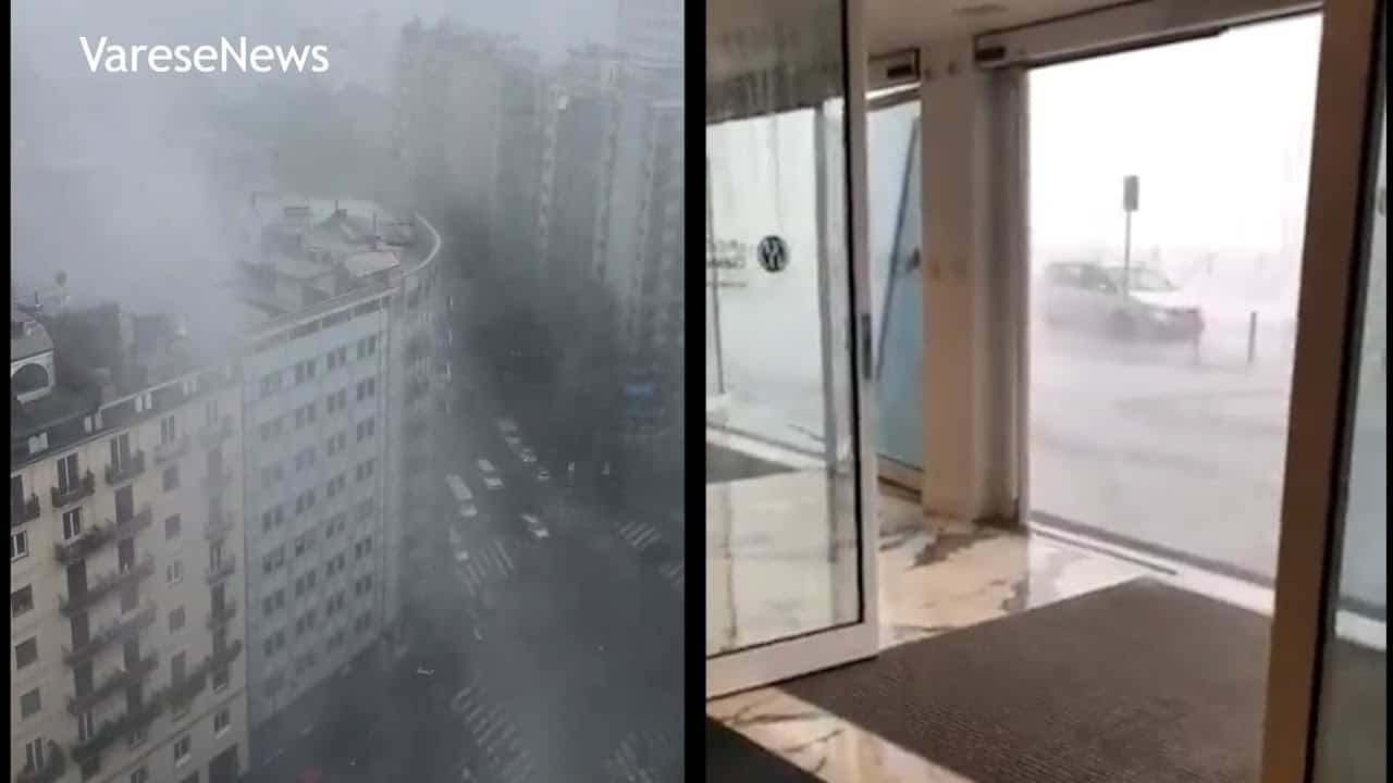 Devastanti temporali in Lombardia. Video meteo