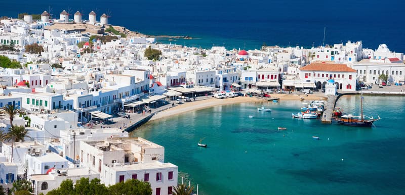 Vacanza nelle spiagge di Mykonos