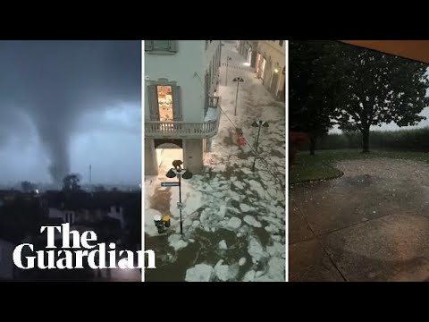 Italia, un anno grandinate e tornado. Video Meteo