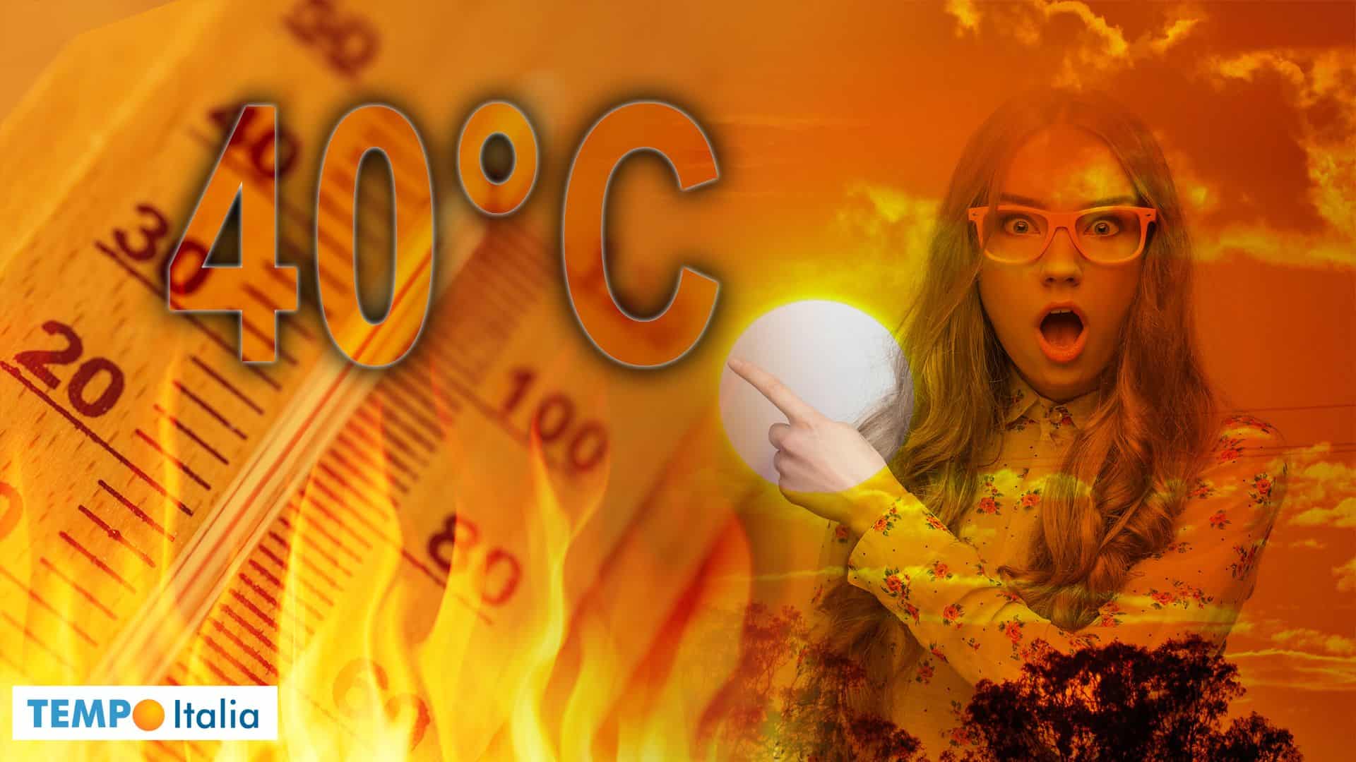 Previsioni meteo: Alta Pressione africana senza scampo, 40 gradi persistenti in varie località 19 Previsioni meteo: Alta Pressione africana senza scampo, 40 gradi persistenti in varie località
