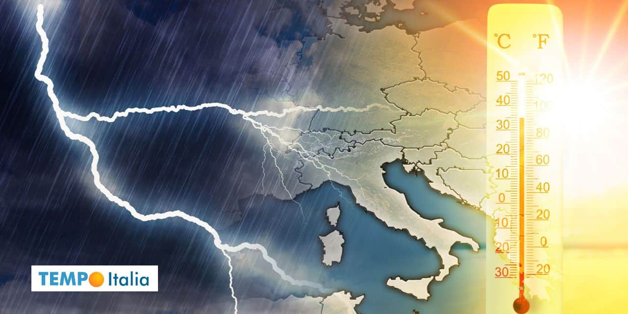 Non solo super caldo: meteo turbolento a breve