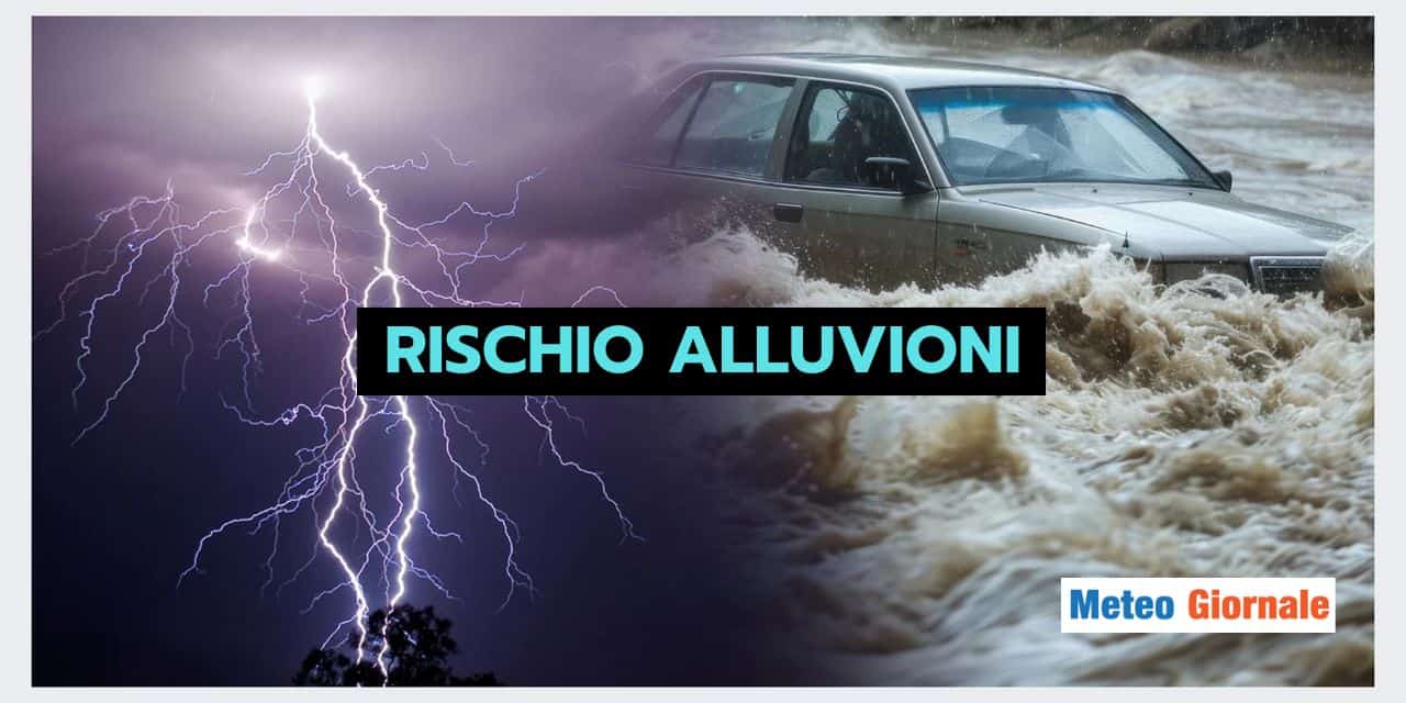 Parte la stagione dei fenomeni meteo alluvionali
