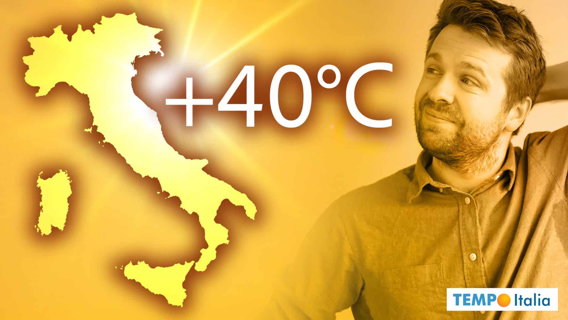 Meteo, stavolta i 40 gradi saranno molto più diffusi rispetto alla scorsa settimana 47 Meteo, stavolta i 40 gradi saranno molto più diffusi rispetto alla scorsa settimana