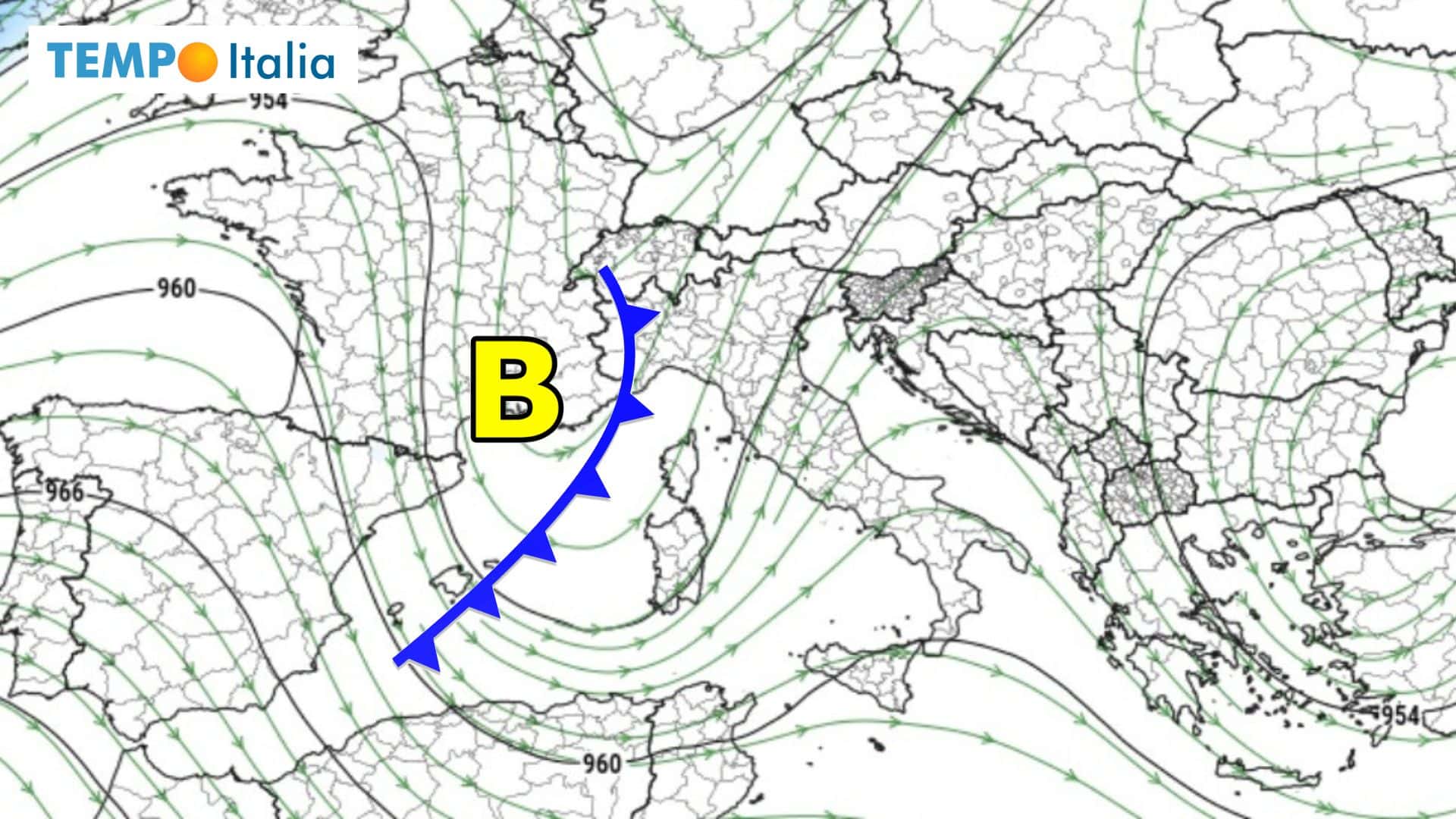 Meteo: dopo la fase calda, possibile Break temporalesco a causa di un Ciclone Mediterraneo