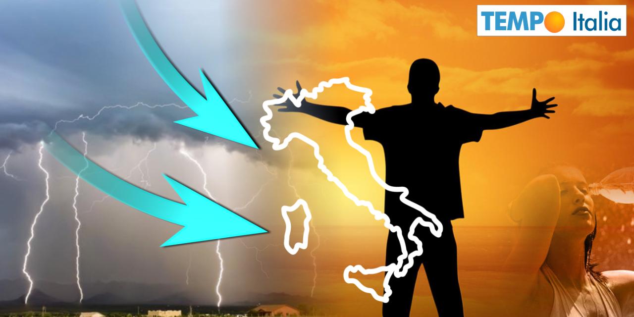Nel weekend caldo spazzato via
