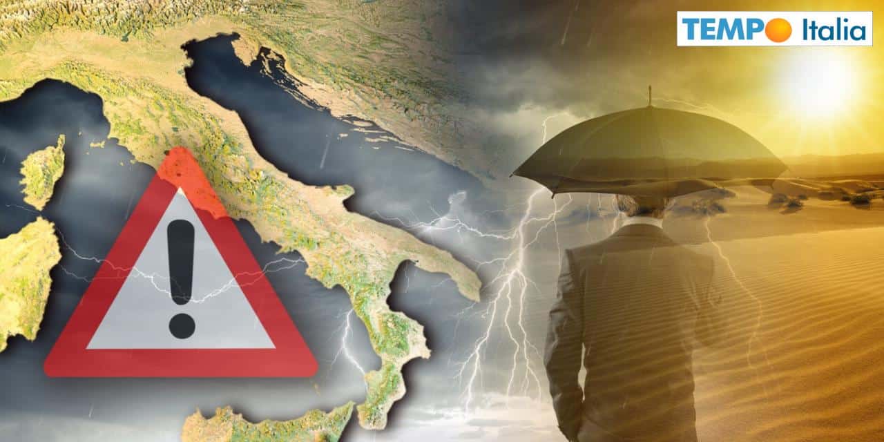 Meteo: temporali fino a martedì, poi colpo di scena