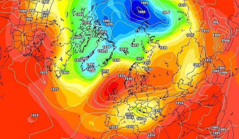 Meteo, Ponte di Voejkov e Vortice Ciclonico sui Balcani: Adriatico e Sud sotto il tiro di Correnti Fredde