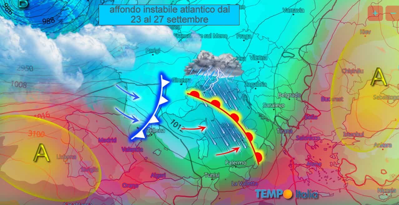 L’alta pressione tenta di ricucire lo strappo, ma ancora invano. Altra perturbazione in arrivo. Ecco quando e dove