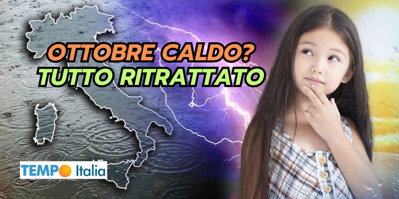 Ottobre caldo? Gli aggiornamenti meteo hanno cambiato tutto 2 BOMBE DI GRANDINE 19