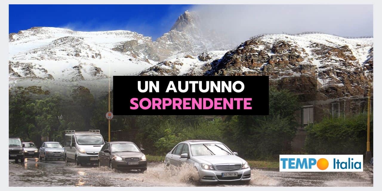 Un Autunno diverso dal solito: meteo che sorprende