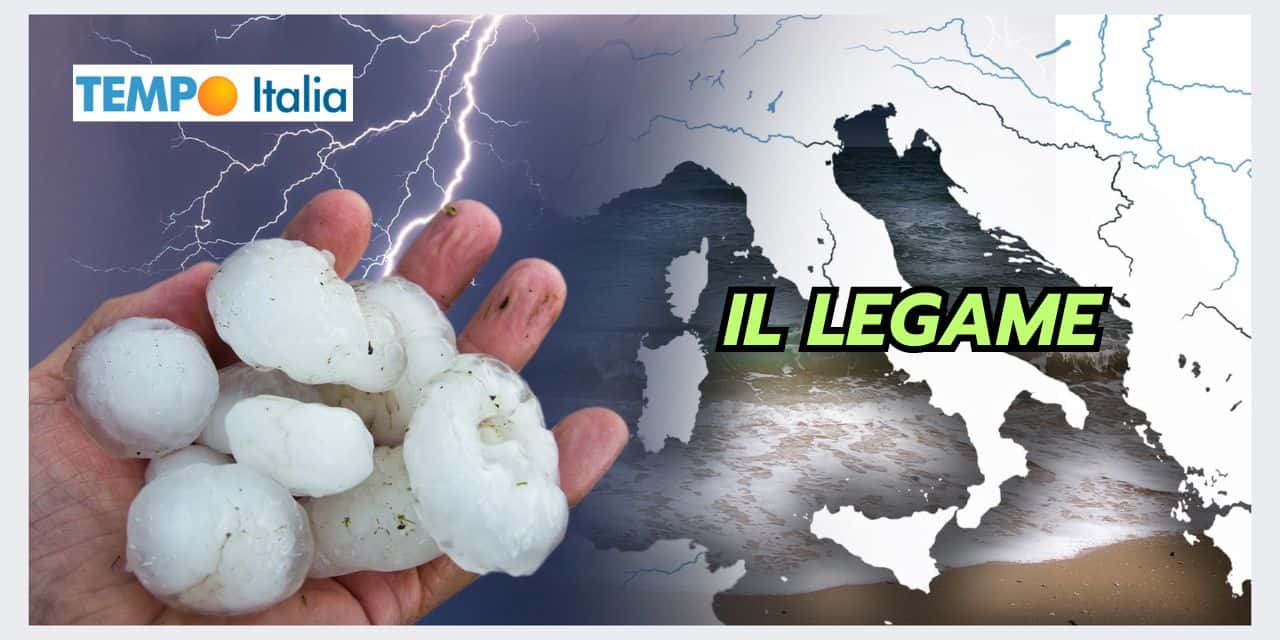 Il legame tra mari caldi e fenomeni meteo violenti