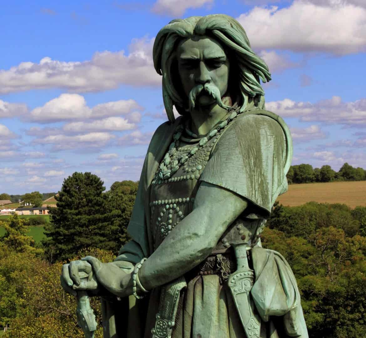 La resistenza dei Celti in Gallia contro Cesare guidata da Vercingetorige