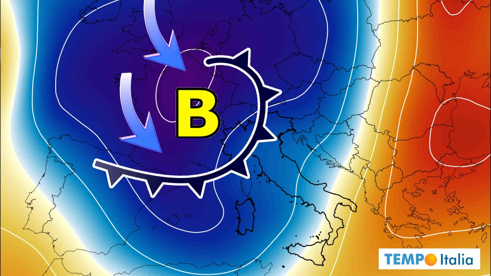 Meteo Nord Italia: che saccatura atlantica in arrivo…e con che sorpresa!