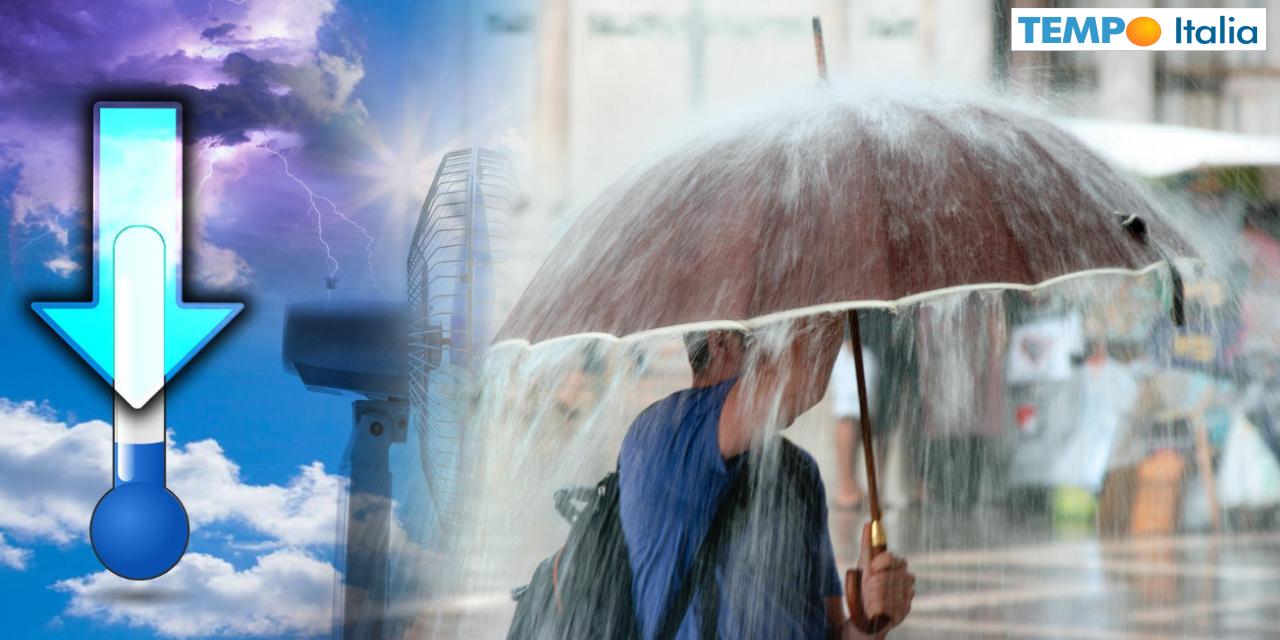 Vortice ciclonico porterà maltempo sull'Italia