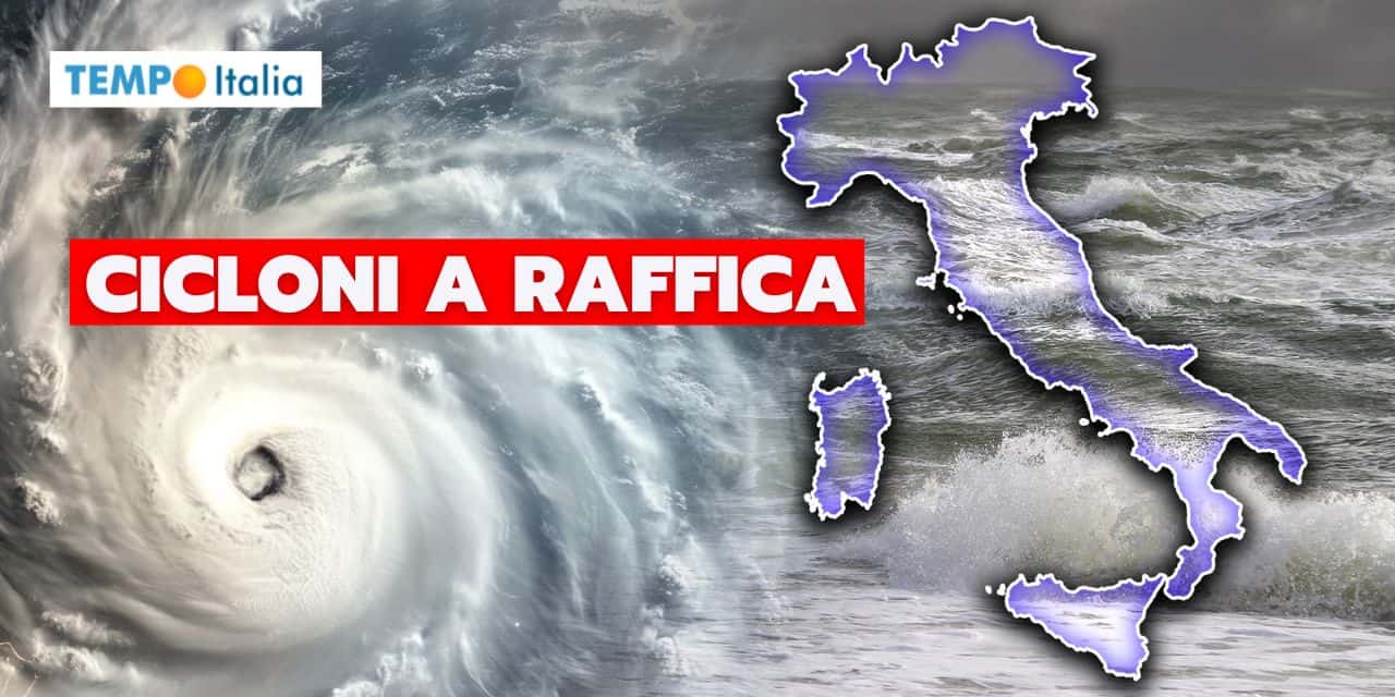 Meteo: cicloni a raffica, Ottobre non si mette bene