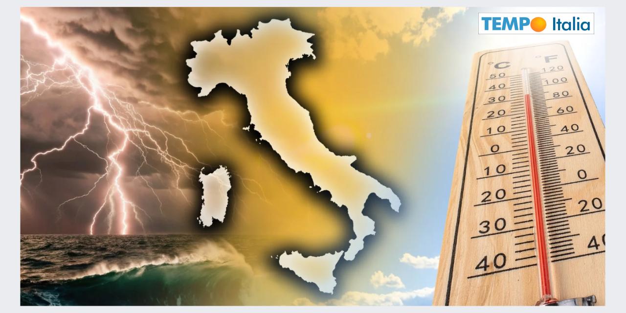 Italia spaccata tra Estate e maltempo