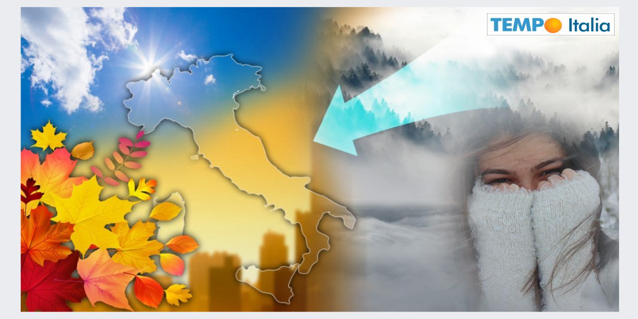 Circolazione orientale con clima autunnale sull'Italia, ma in Inverno si sarebbe avuto gelo e neve