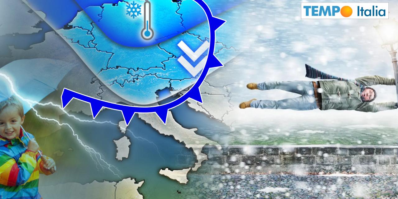 Freddo e maltempo scuoteranno l'Italia