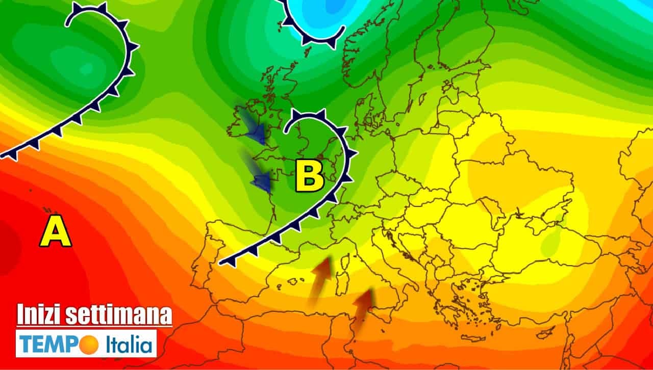 Meteo Italia: altra perturbazione atlantica in vista con nuove piogge