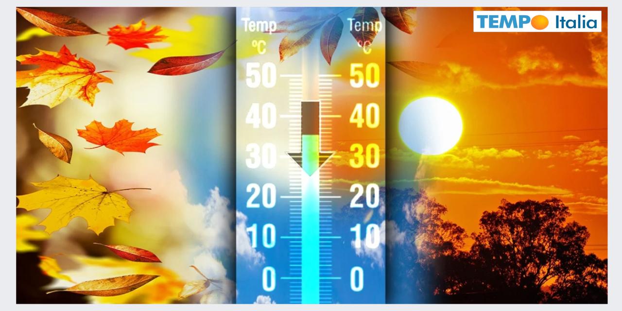 Temperature scese troppo presto, ma a Settembre sono normali queste prime variazioni