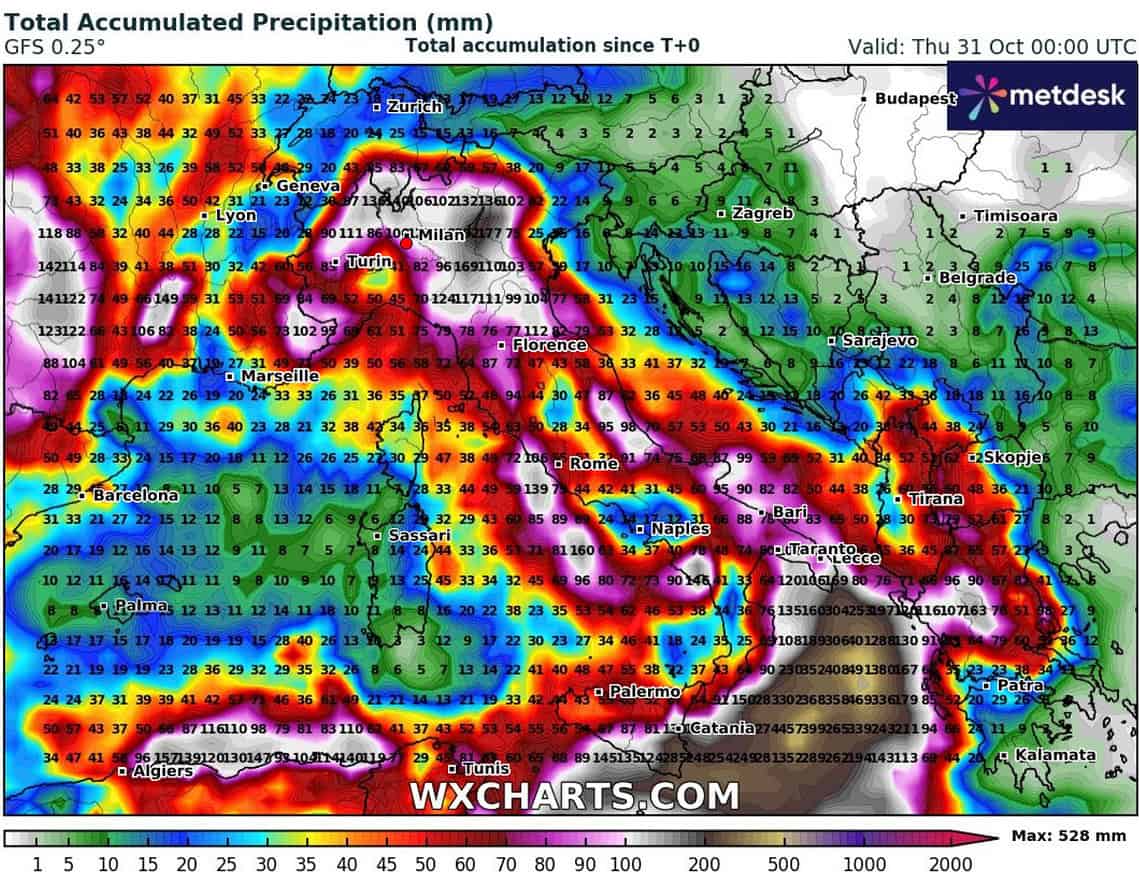 NUBIFRAGI ormai imminenti in molte regioni. Dettagli e previsioni. Ecco il meteo più cattivo 3 2024 10 15 16 56 12