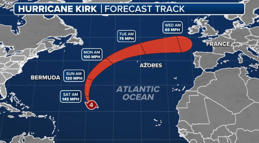 Meteo, l'uragano Kirk si trasforma e minaccia l'Europa con venti distruttivi e nubifragi 4 20241005 034245