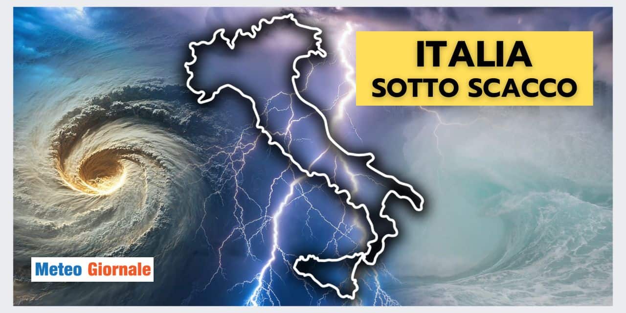 Meteo: Italia sotto scacco di un ciclone, vediamo per quanto