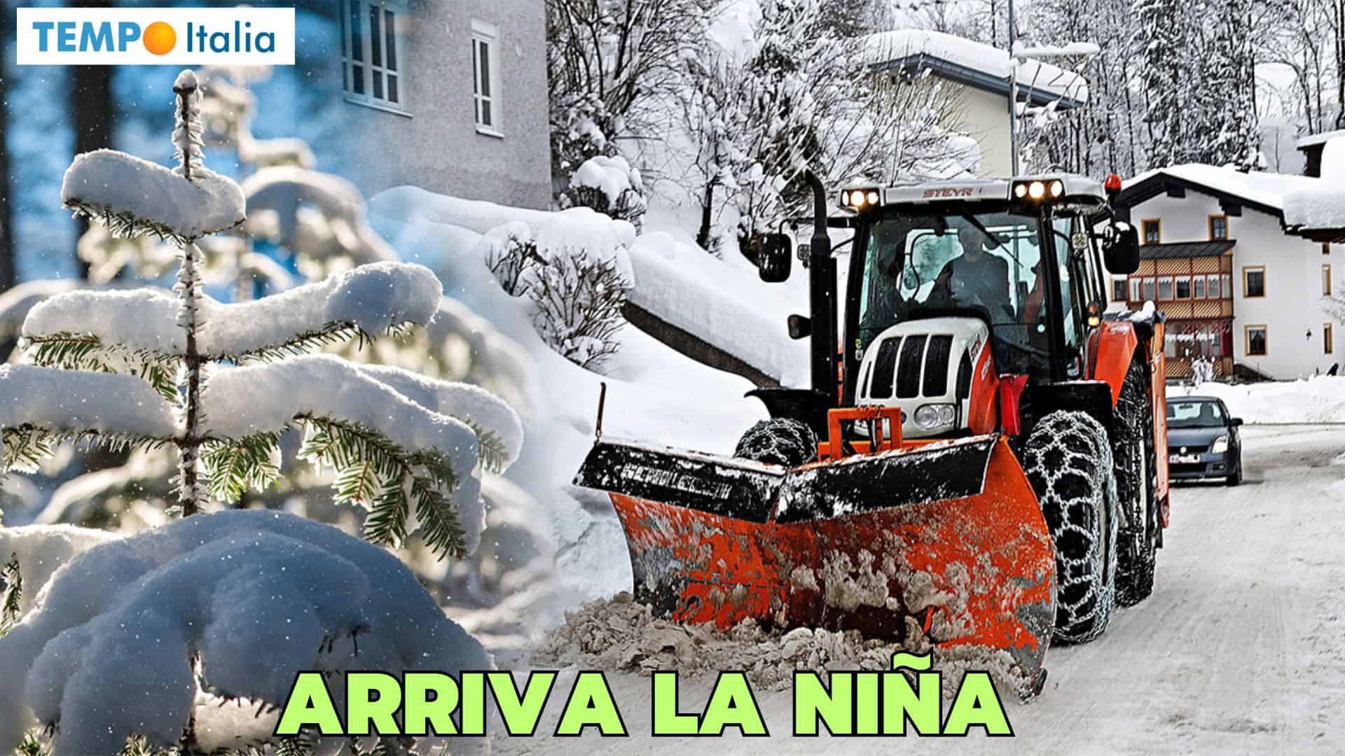 Meteo sconvolto da La Niña: cambiamenti da novembre a febbraio