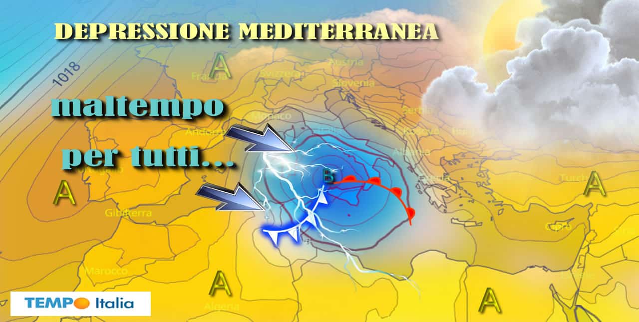 Si stravolge il meteo: dal fine settimana più piogge a Sud e Sicilia che a Nord. Le ultimissime