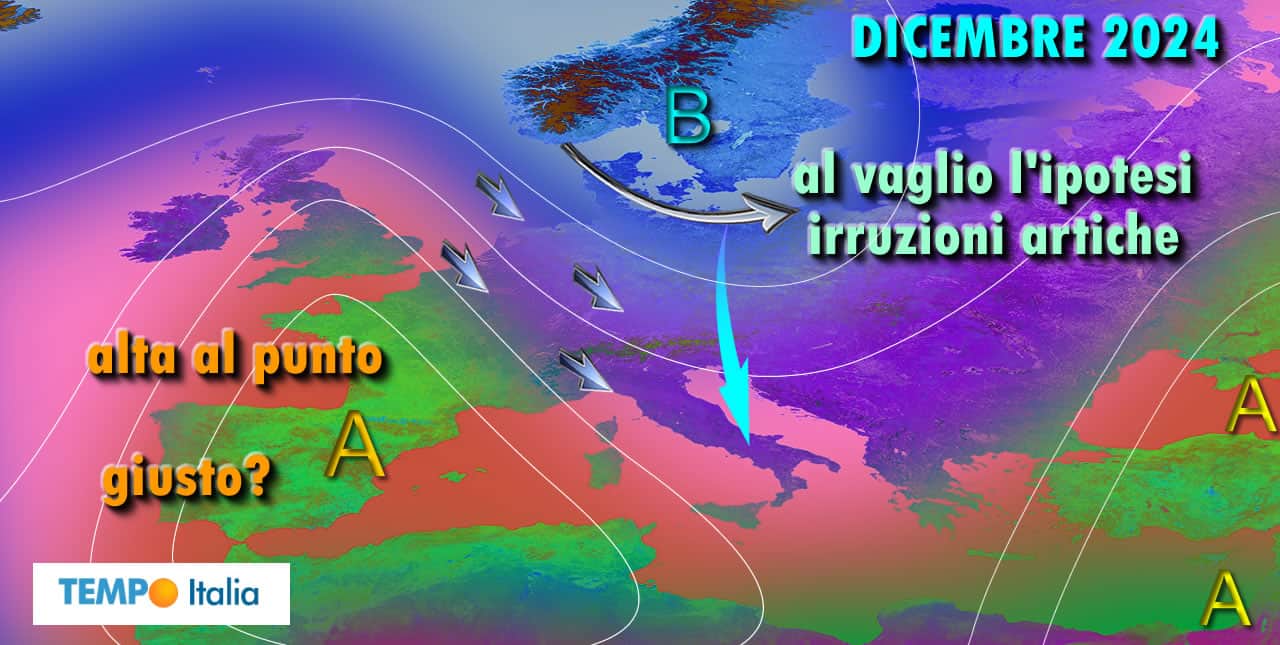 Prima proiezione per Dicembre 2024: manovre bariche intriganti in chiave invernale?