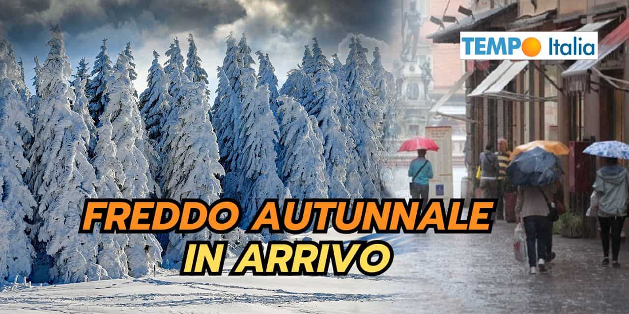 Meteo: ecco la DATA per l’arrivo del VERO FREDDO autunnale