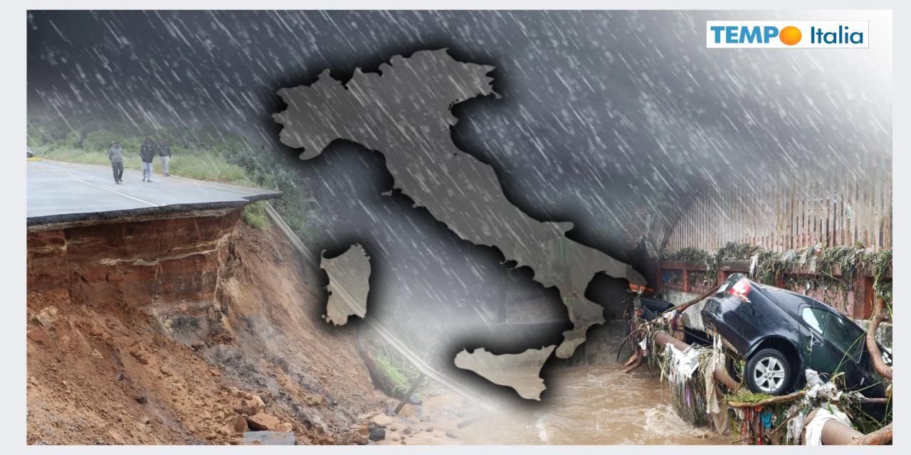 Piogge e forti temporali scalzano l'Anticiclone