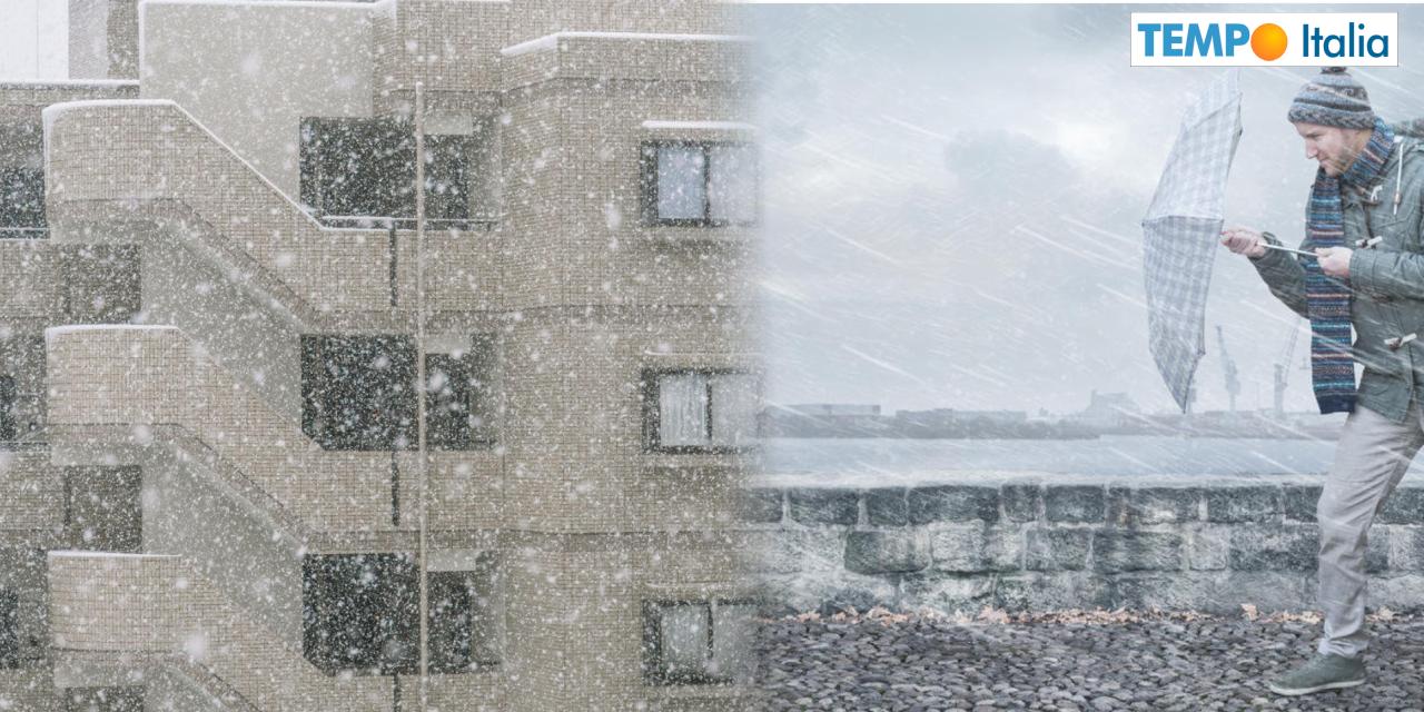 Neve anticipata segnale di un Inverno diverso