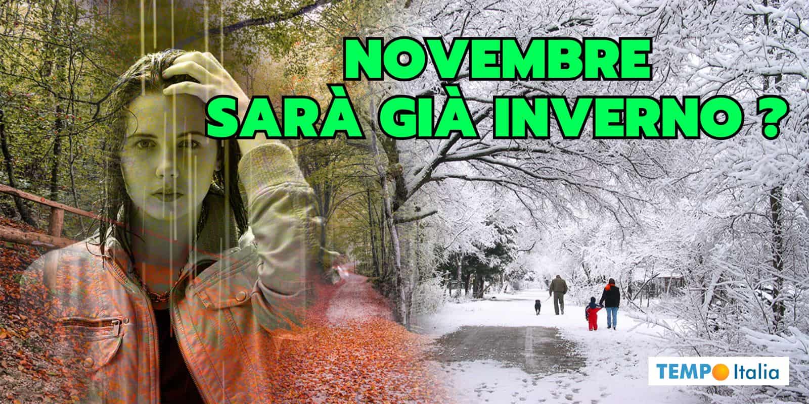 Meteo: l'Inverno vuole anticipare i tempi, il ruolo chiave di Novembre 2 novembre inverno 02 gfsap