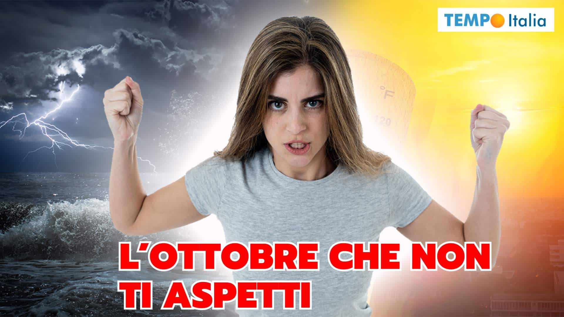 Meteo: maltempo e sole, ma a livello termico come prosegue ottobre?