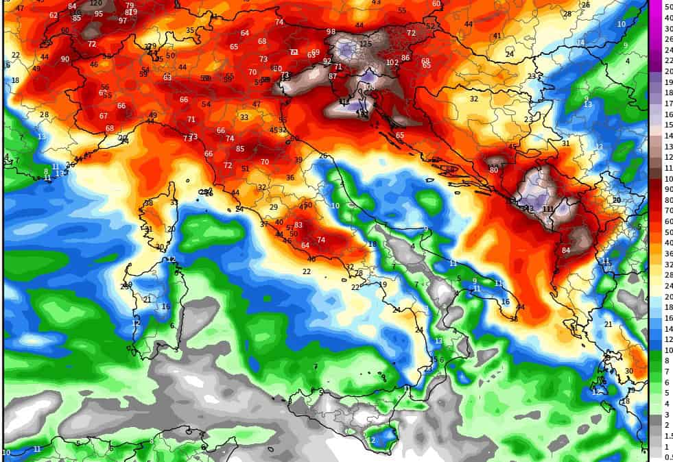 Meteo prossimi giorni, Nord-Est a rischio nubifragi e alluvioni lampo 3 precipitaqzioni