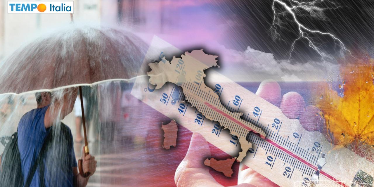 Torna l'autunno perturbato in anticipo