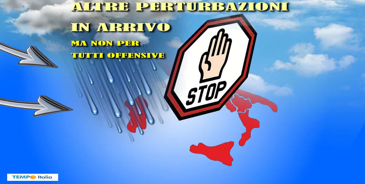 Ci saranno aree su cui non pioverà più o pioverà poco fino a fine mese. Eccole