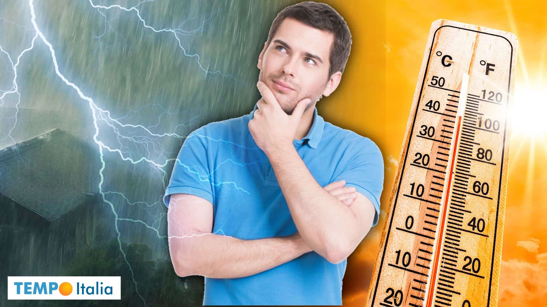 Nuovo intenso ma rapido peggioramento al Nord, ma al Sud anche 30 gradi