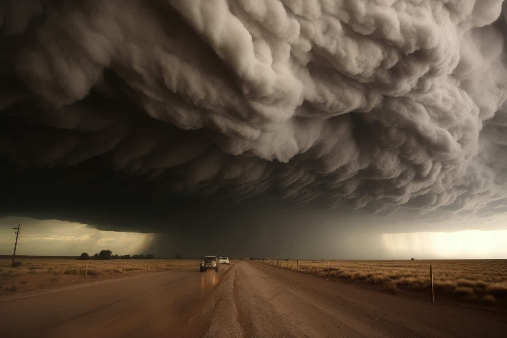 view apocalyptic dark stormy clouds scaled