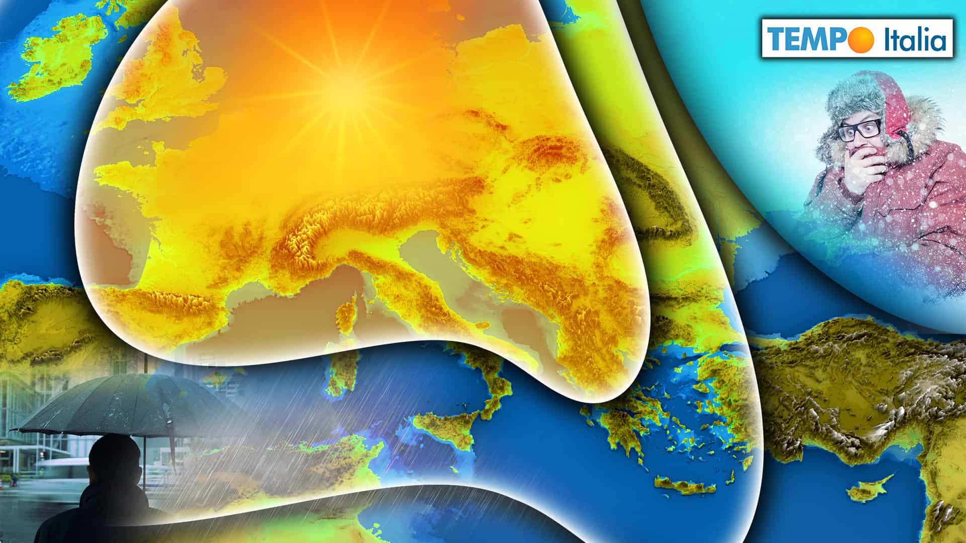 L’anticiclone si sposta: arrivano Piogge su alcune regioni, poi un assaggio d’Inverno