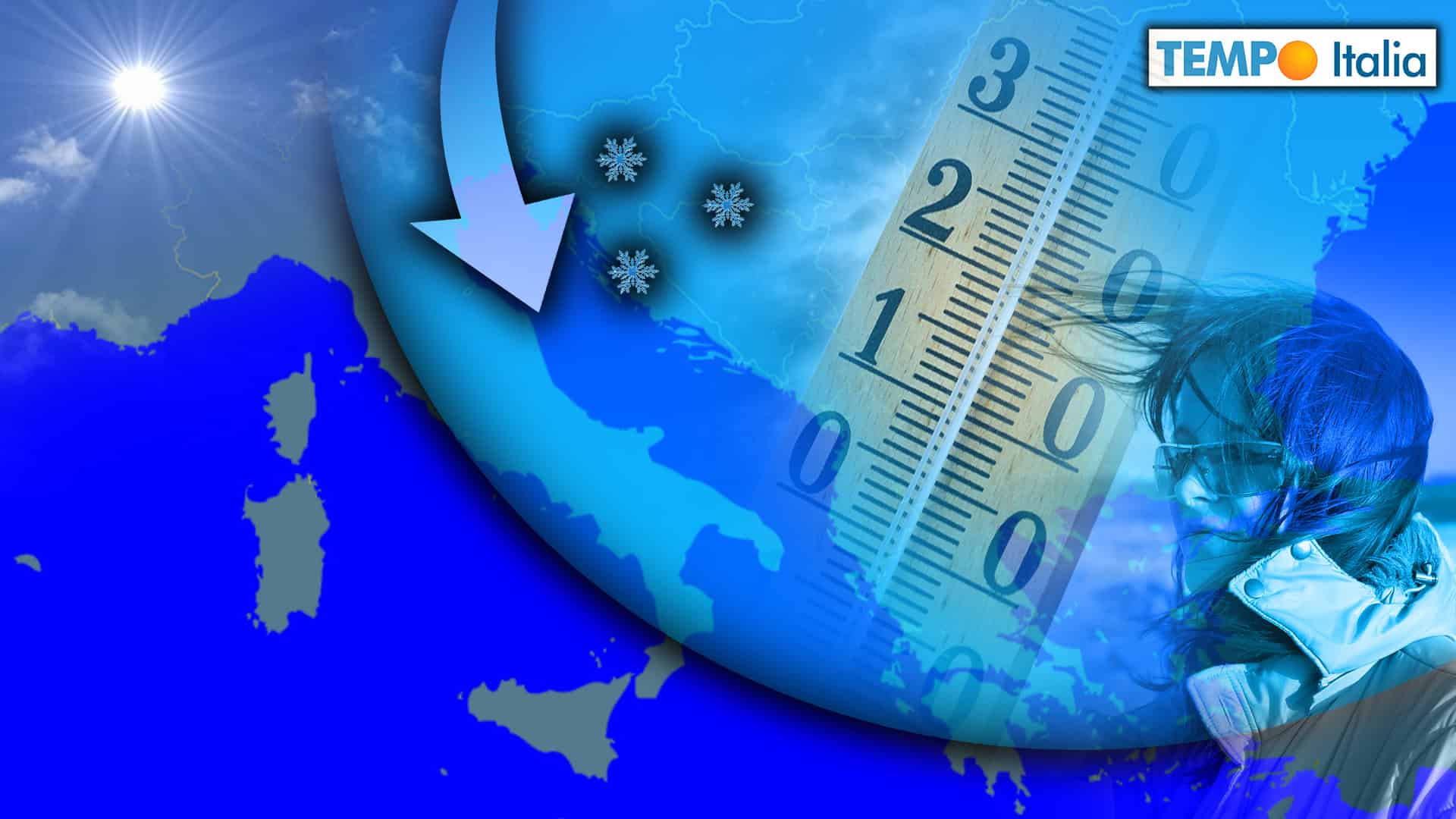 Meteo: Venti freddi, Temperature in calo e pure Neve, ecco dove