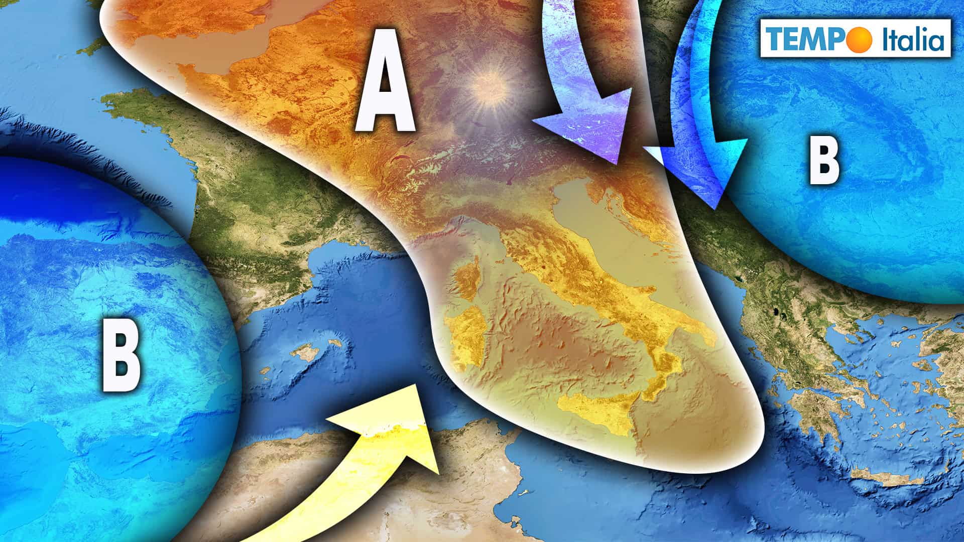 Meteo: Pressione in aumento, ma per Poco