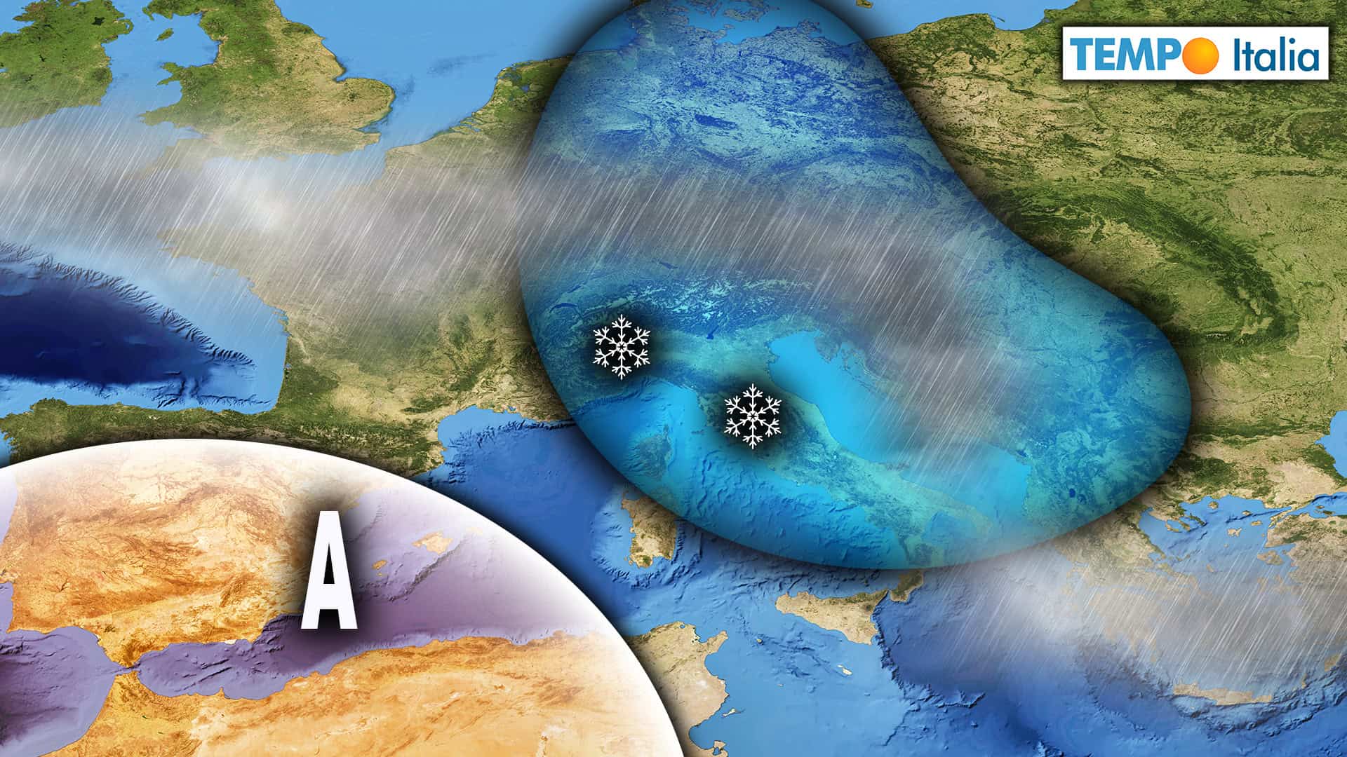 Meteo: Pioggia, Venti freddi e Neve, non è finita