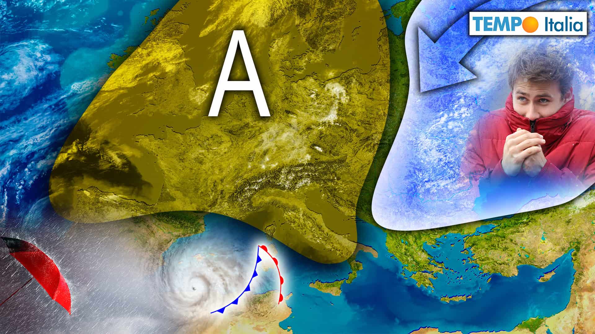 Meteo della settimana: Lento declino dell’Alta pressione e Temperature giù