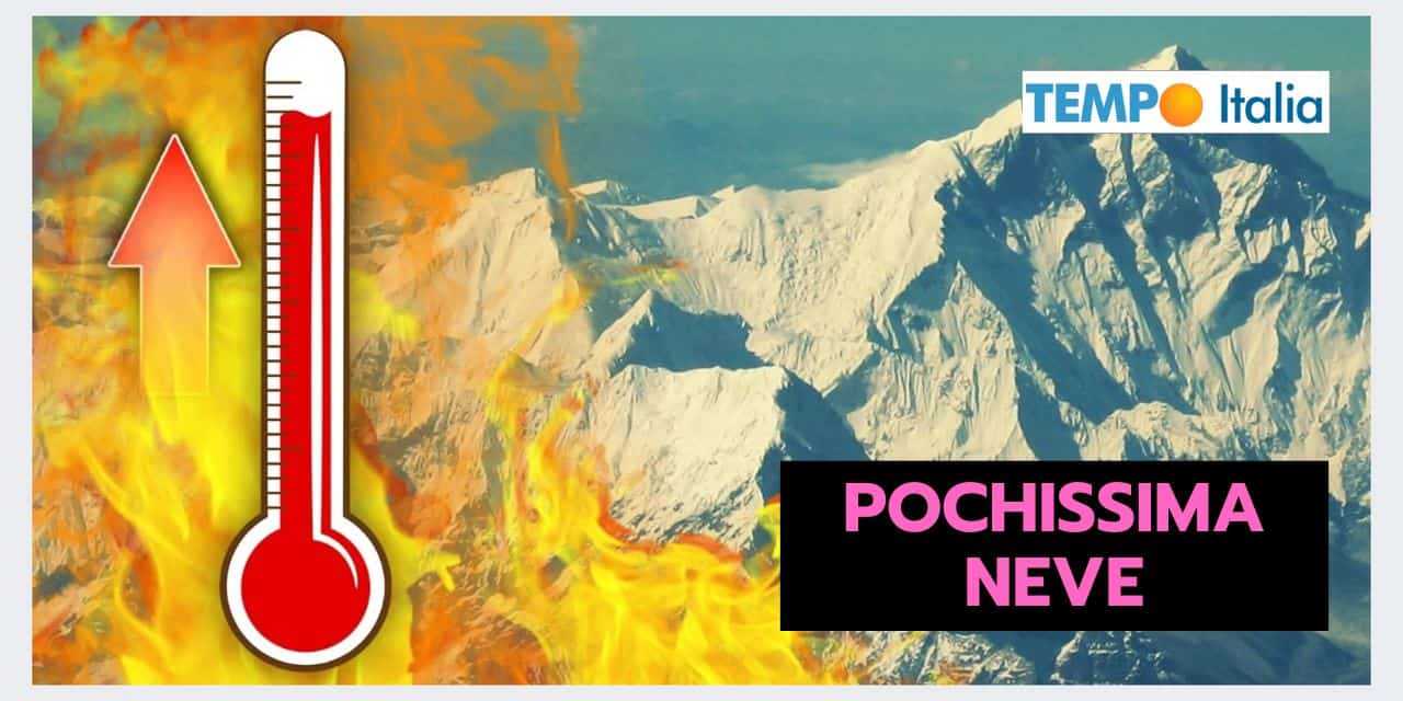 Meteo: ALPI STRAVOLTE, senza neve alle porte di Dicembre